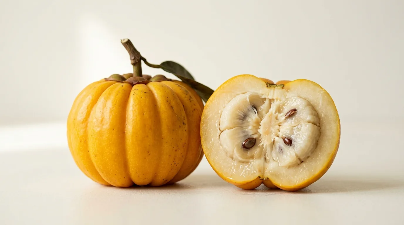 Garcinia Cambogia fruct galben-portocaliu — extract HCA pentru metabolism și gestionarea greutății