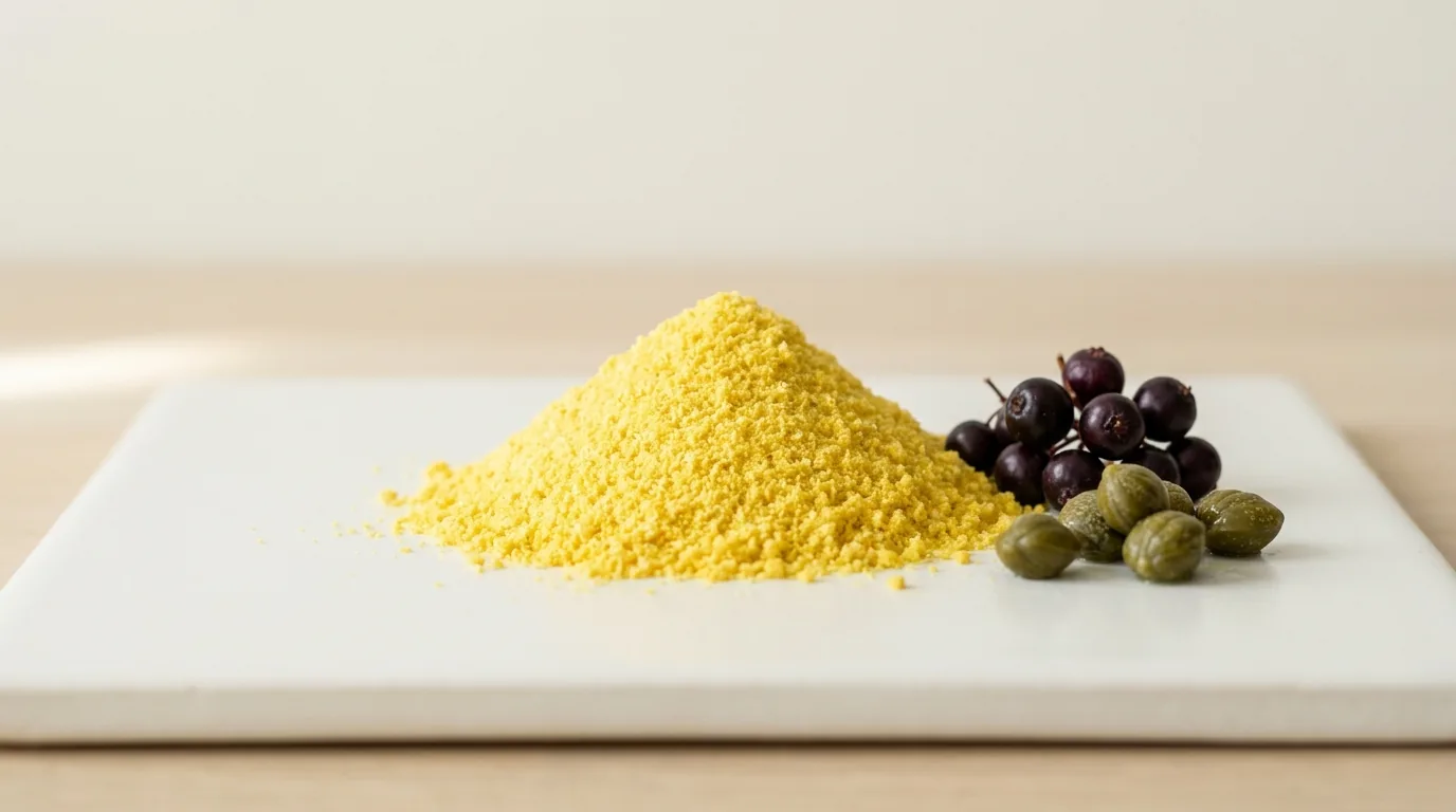 Quercetina pudră galbenă cristalină — flavonoid antihistaminic antiinflamator și antioxidant
