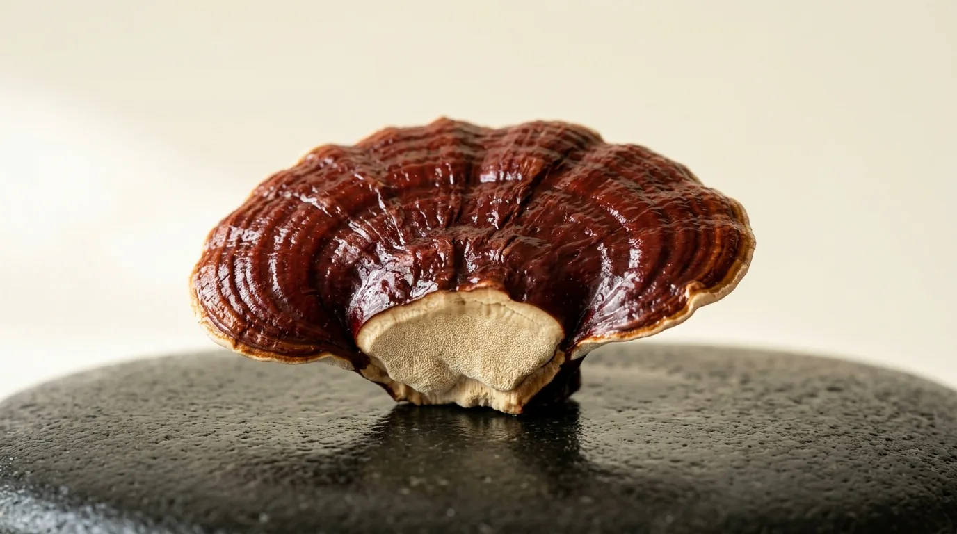 Reishi Ganoderma lucidum ciupercă lăcuită — extract triterpene pentru imunitate și somn