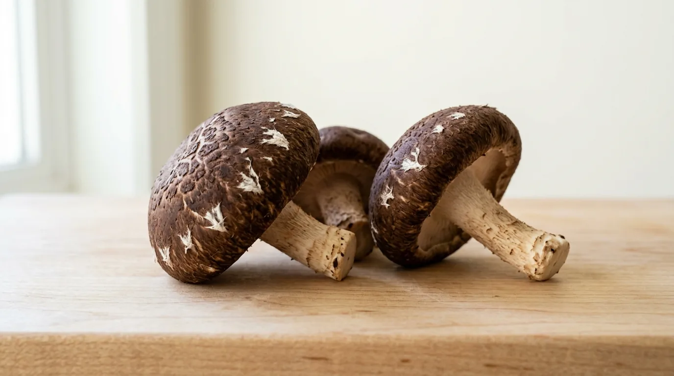 Shiitake Lentinula edodes ciupercă brună — extract lentinan pentru imunitate și colesterol