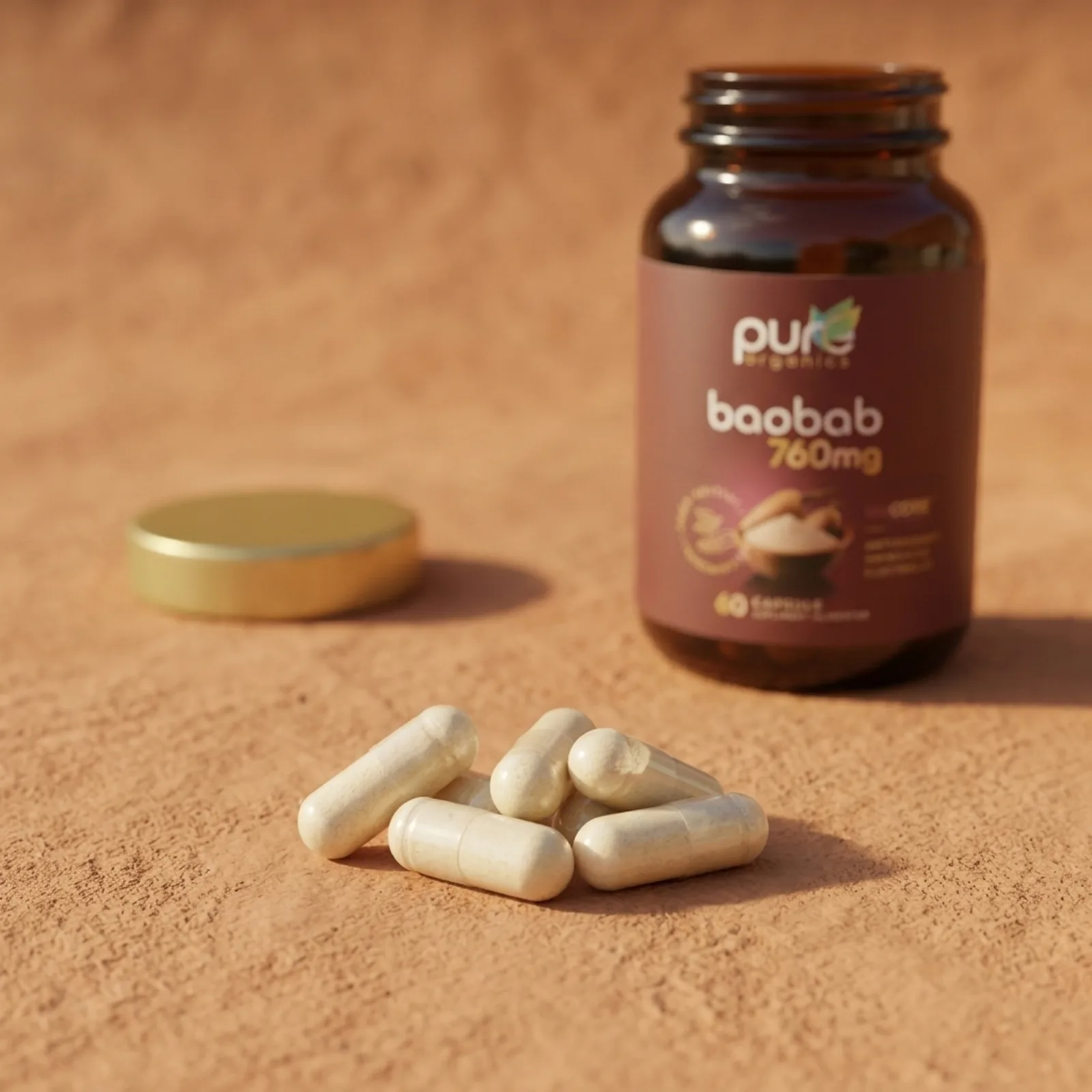 Capsule pullulan Baobab — calitate pură BioCORE®