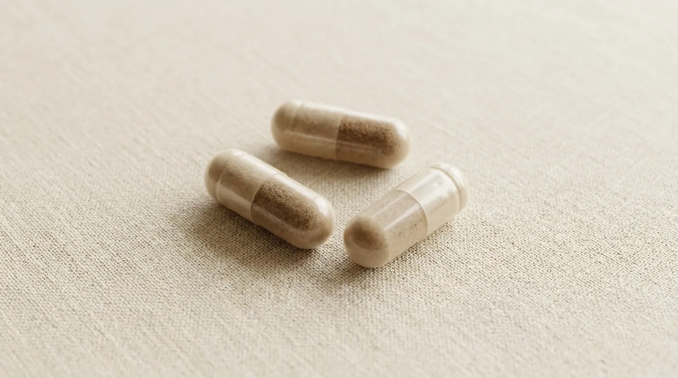 Capsulă pullulan vegetală Castravete amar PureOrganics — detaliu macro fără stearați, fără silice