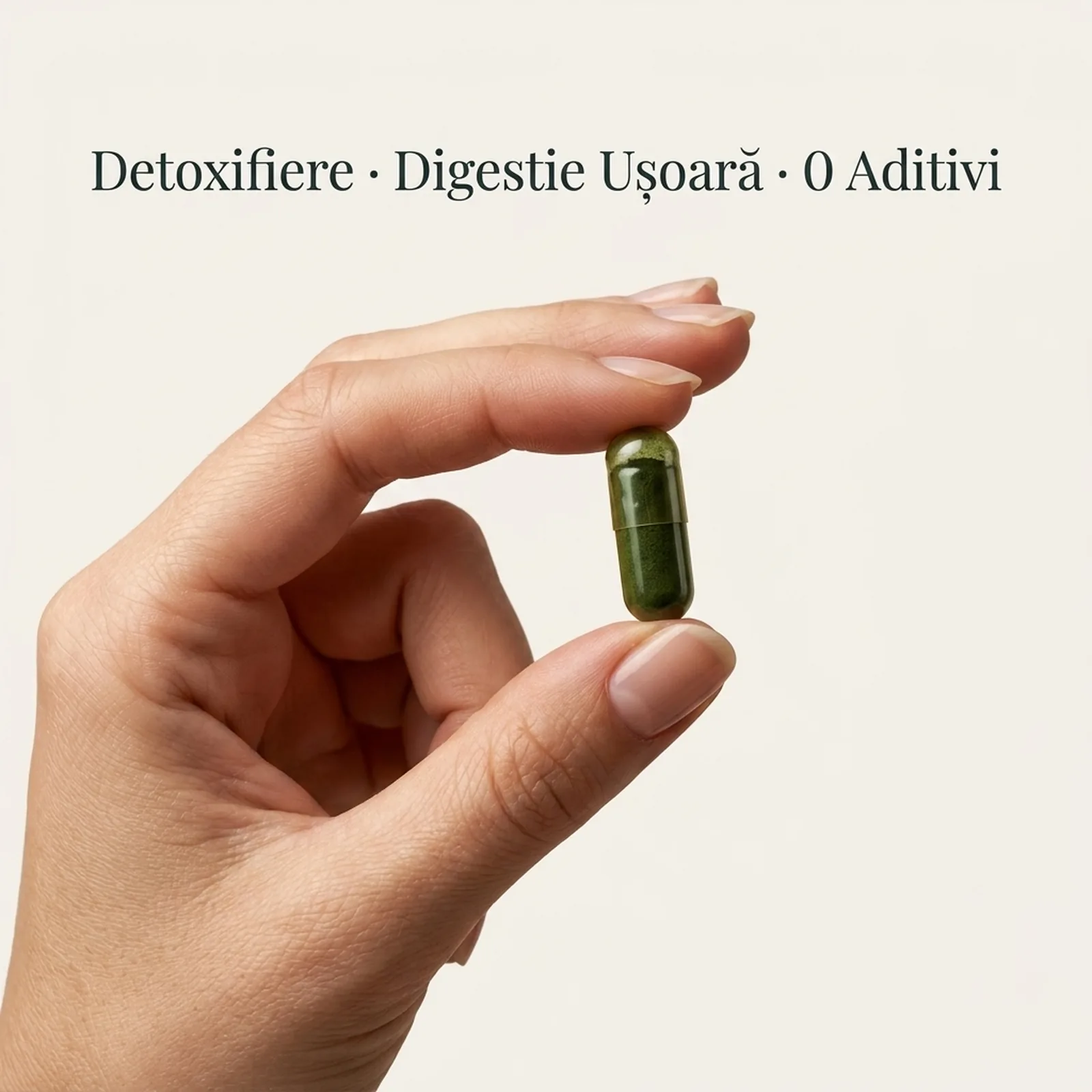 Capsule Chlorella BioCORE® pullulan — detoxifiere clorofilă