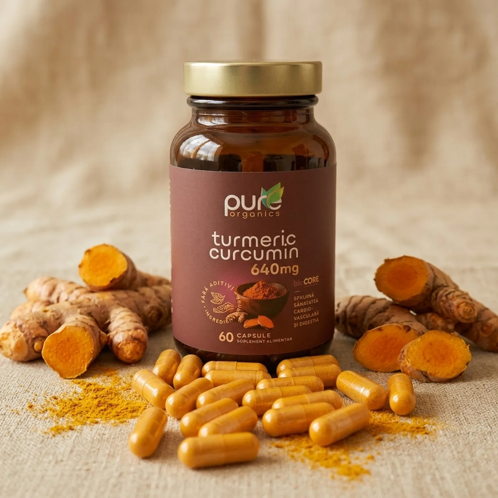 Extract turmeric Curcuma longa — sursă botanică curcumin