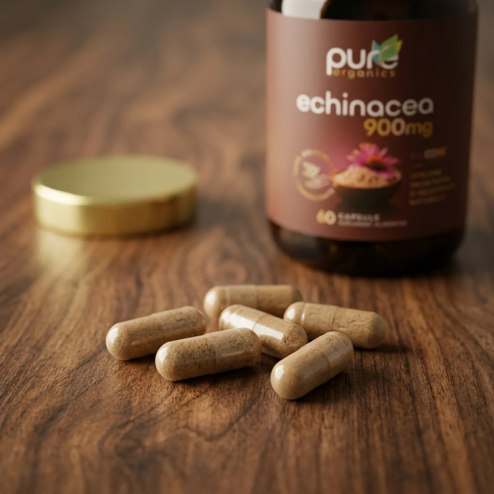 Macro capsule Echinacea BioCORE® detaliu