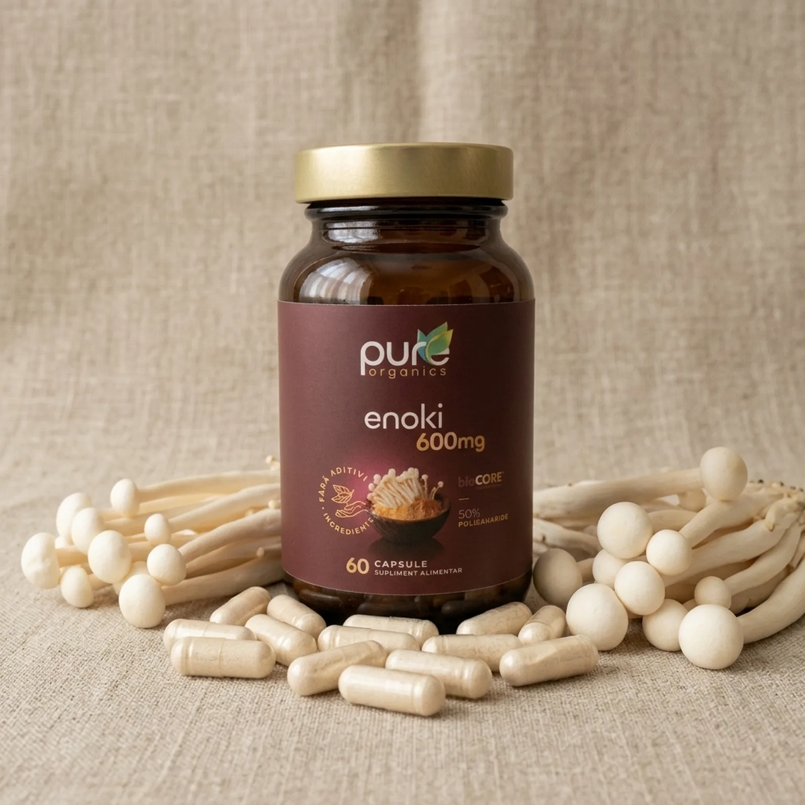 Extract Flammulina velutipes — ingredient activ Enoki
