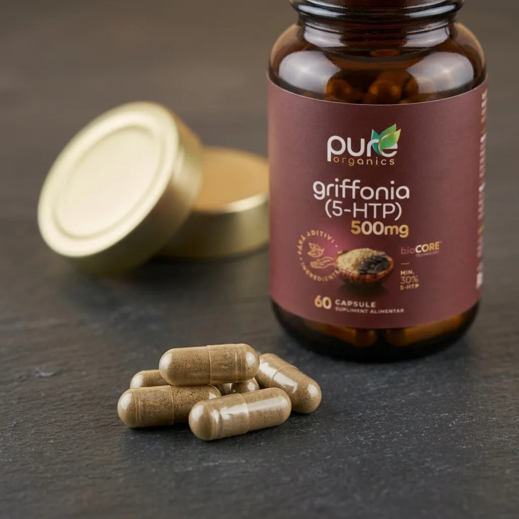 Macro capsule 5-HTP pullulan BioCORE® — calitate premium