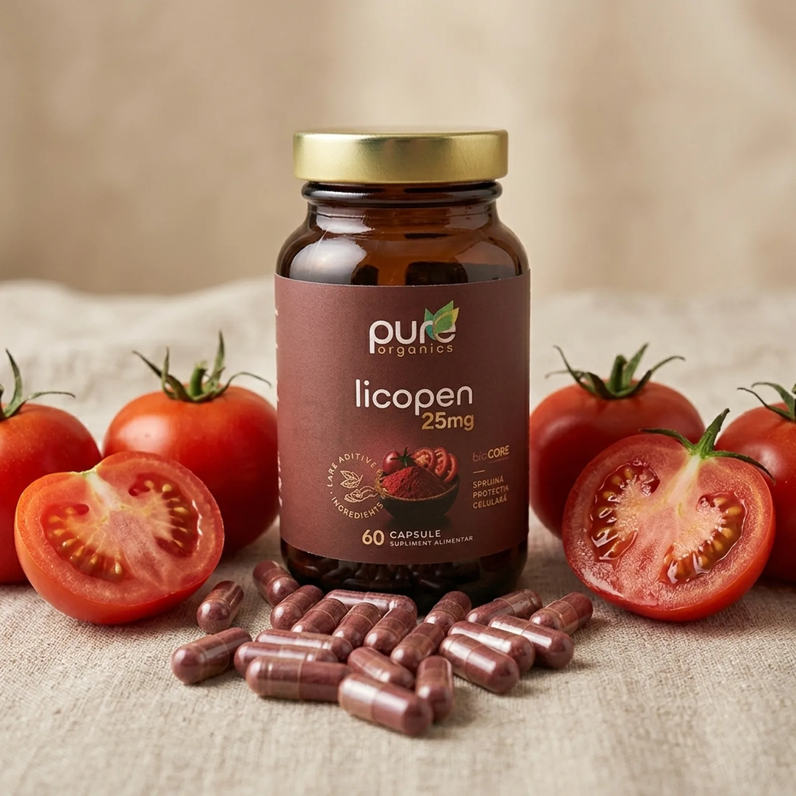 Licopen BioCORE® — extract din roșii Solanum lycopersicum