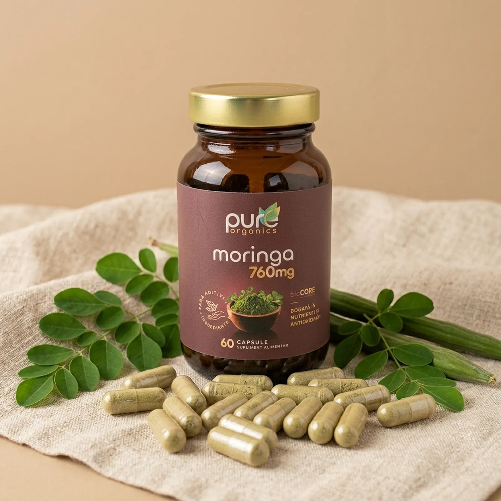 Frunze Moringa oleifera — sursă botanică