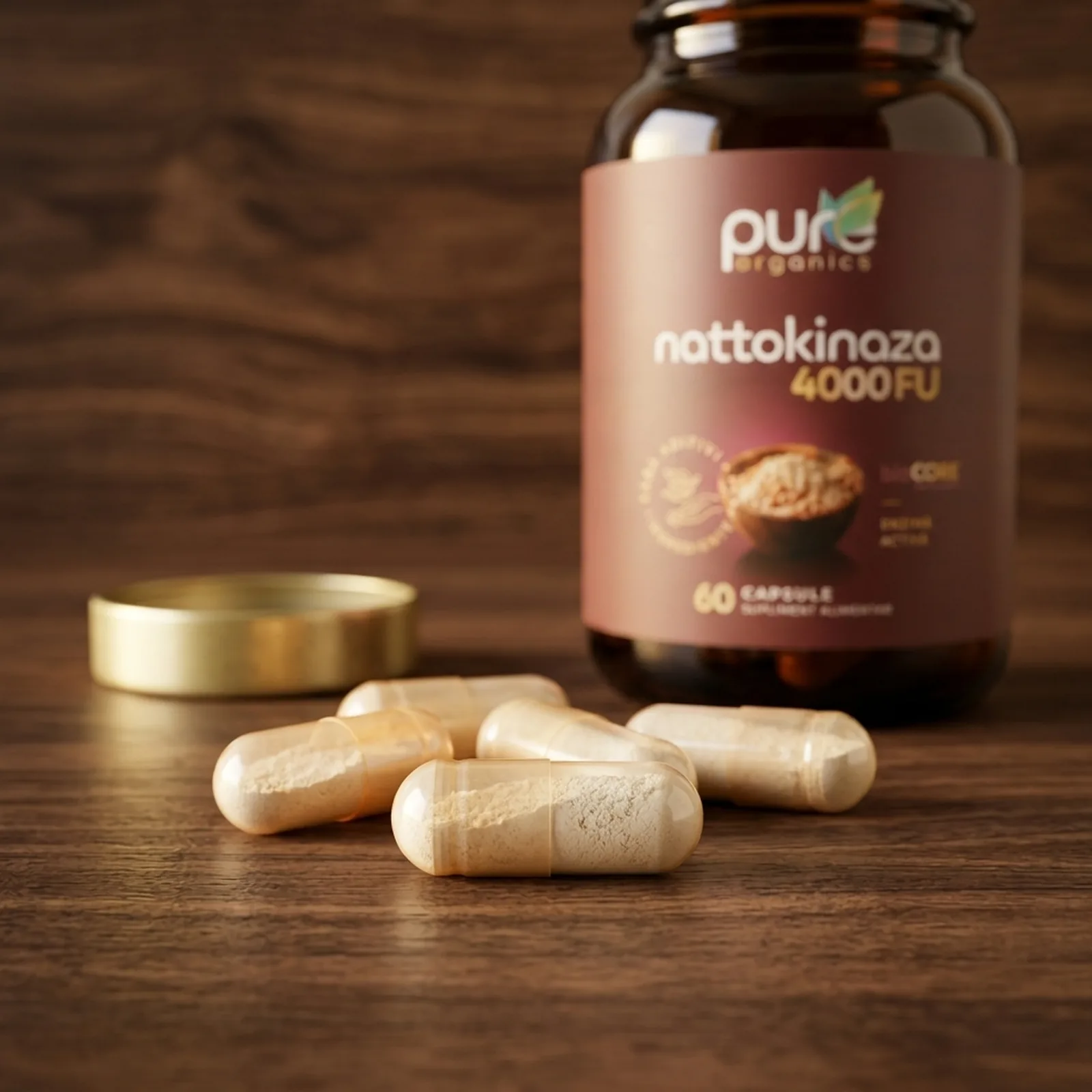 Capsule pullulan nattokinaze — enzimă naturală
