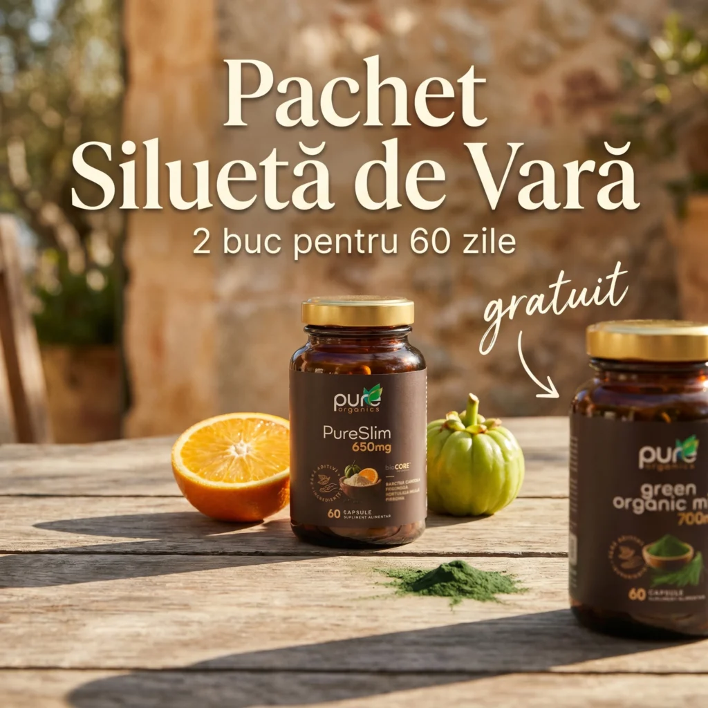 Pachet Siluetă de Vară – 2× PureSlim + Green Organic Mix cadou