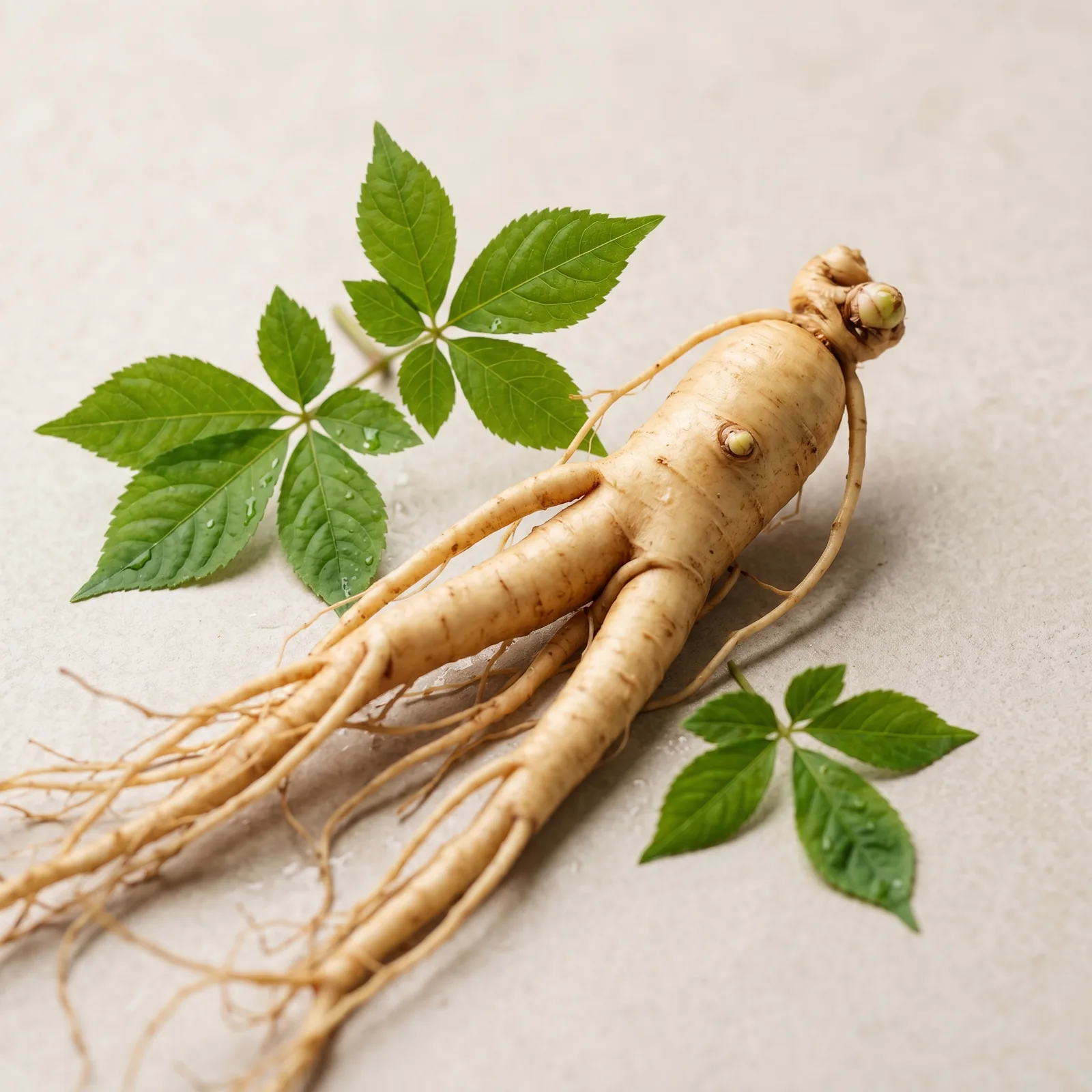 Rădăcină de Panax ginseng — sursa botanică a extractului standardizat