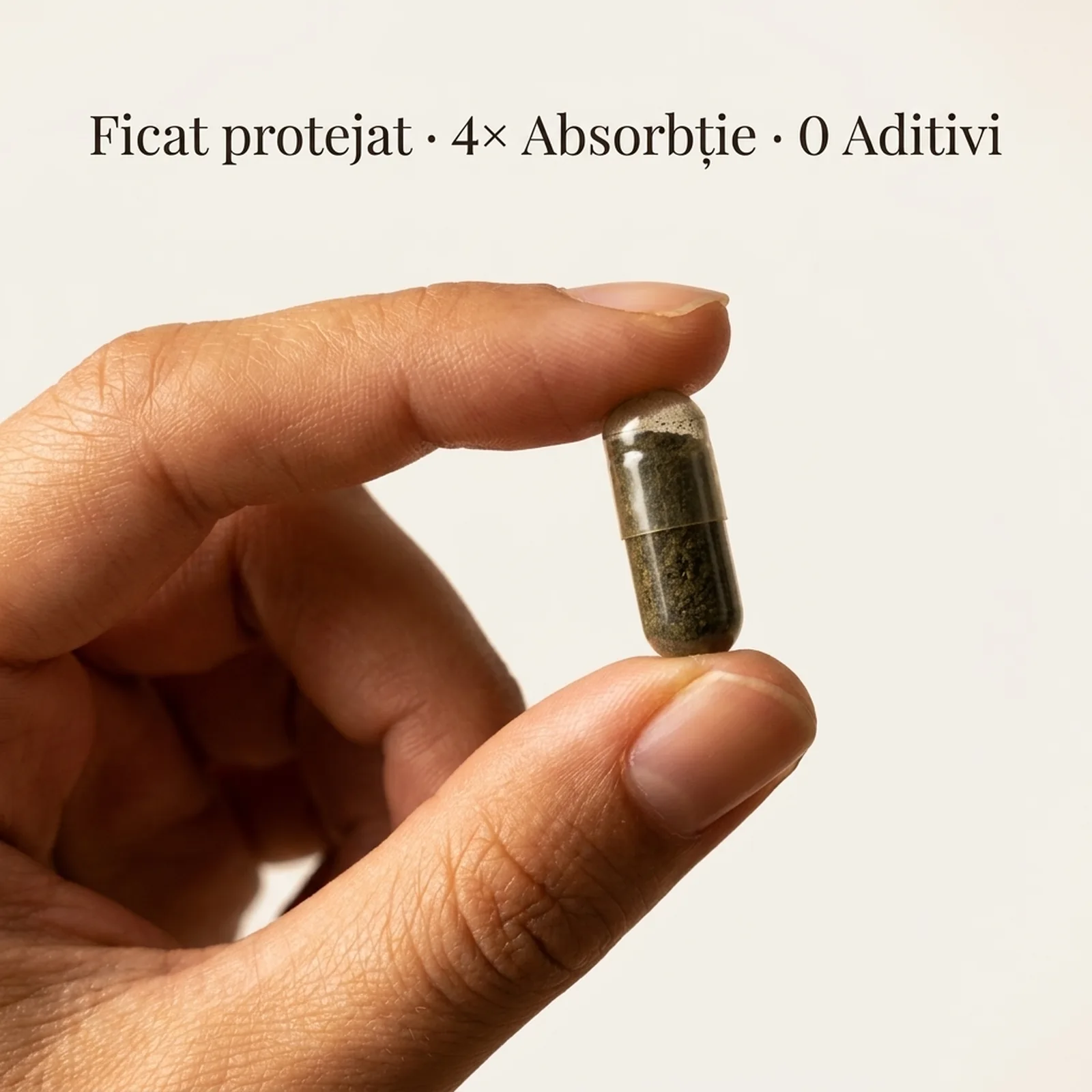 Capsule pullulan PureDetox — Ficat protejat BioCORE®
