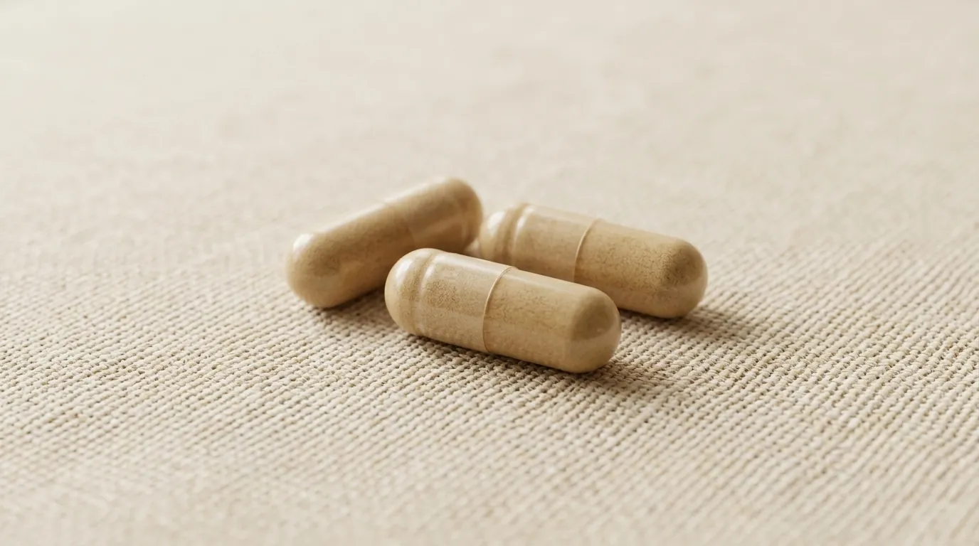 Capsulă pullulan PureSleep BioCORE® — formulă cu Valeriană, Griffonia 5-HTP și Mușețel pentru somn odihnitor