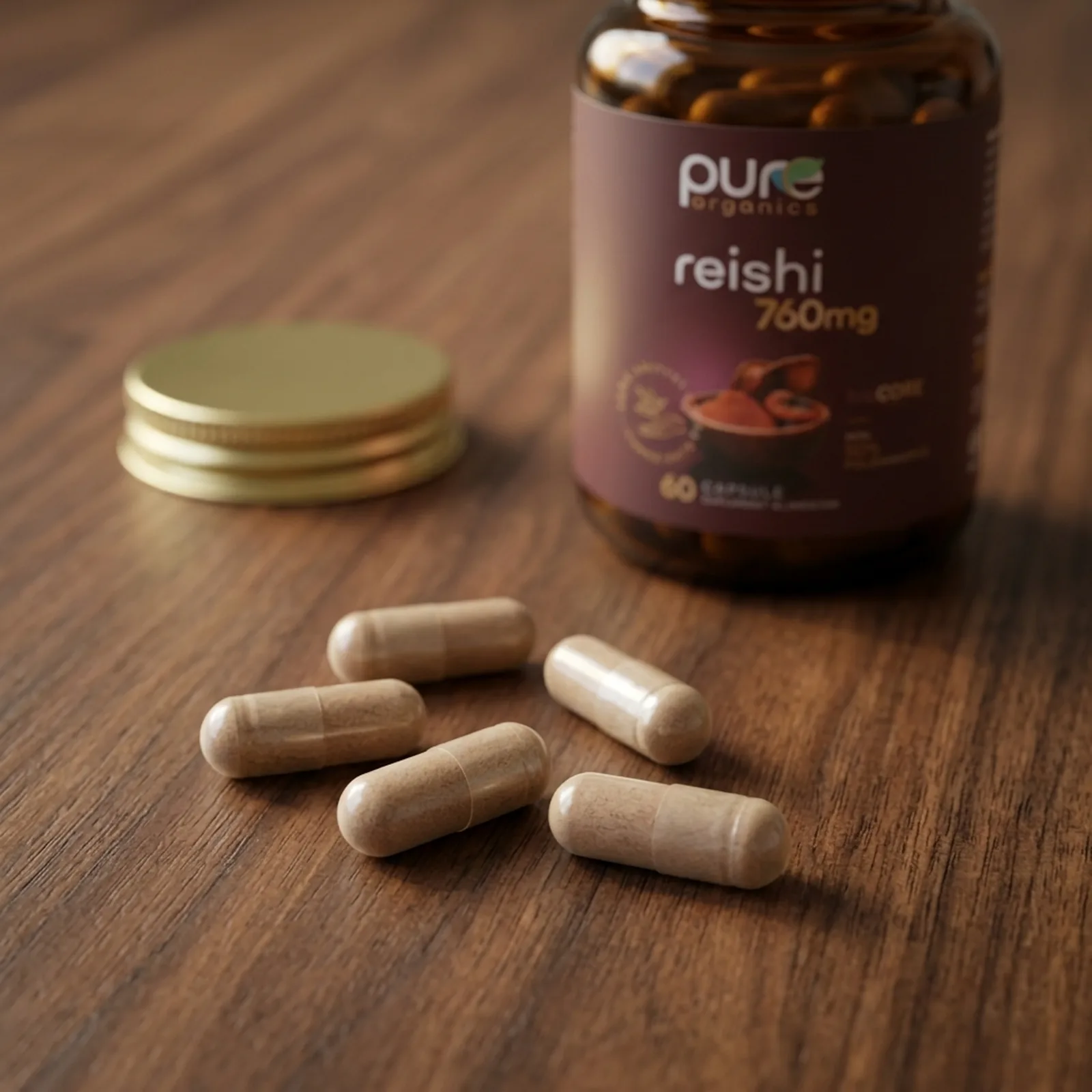 Macro capsule Reishi BioCORE® — extract Ganoderma lucidum