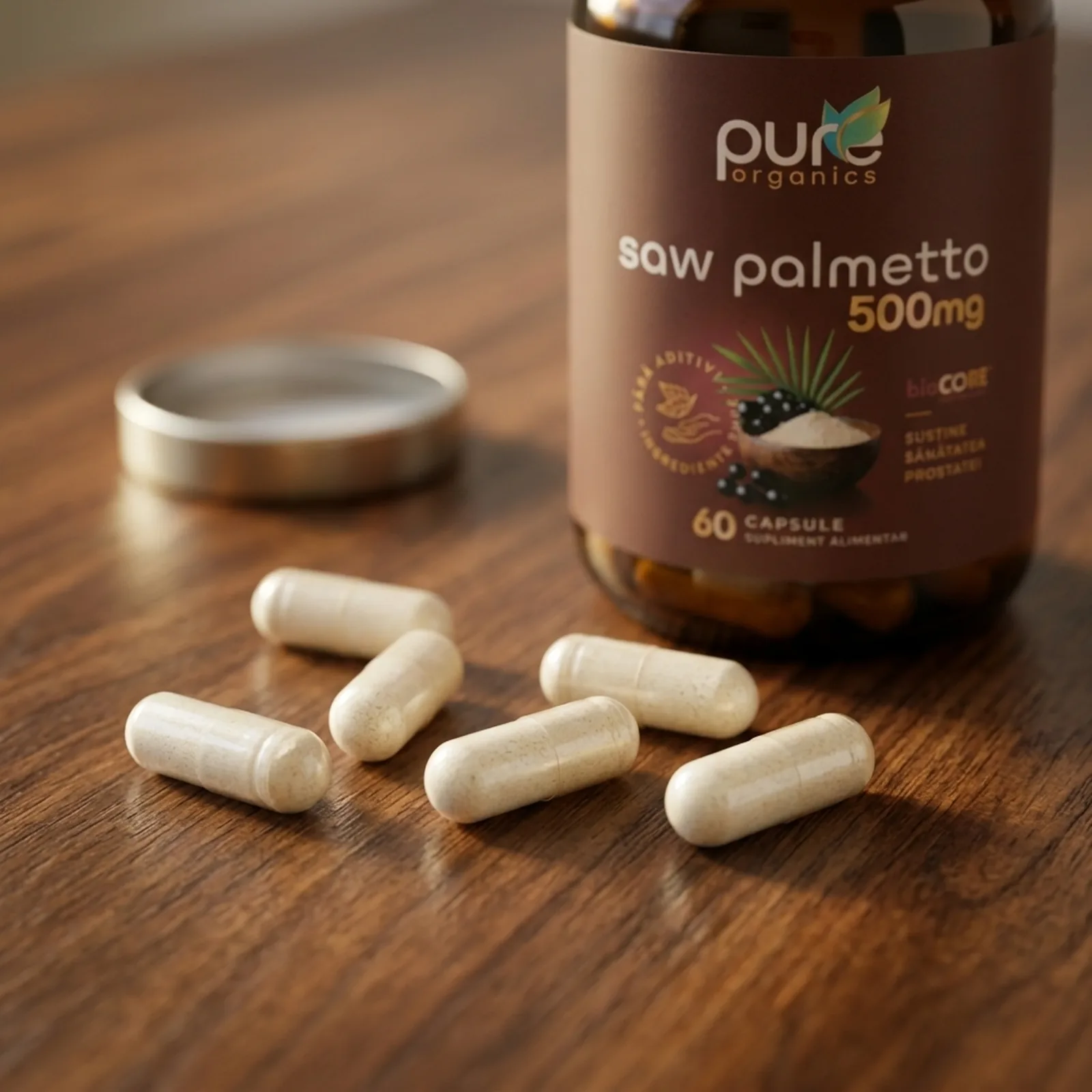 Capsule pullulan Saw Palmetto macro