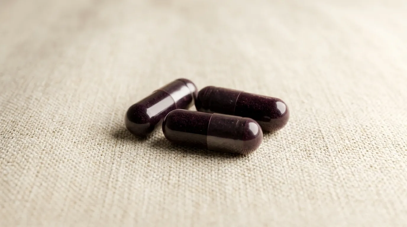 Capsule pullulan Soc Negru BioCORE® — extract Sambucus nigra 15:1, antocianine ≥15%