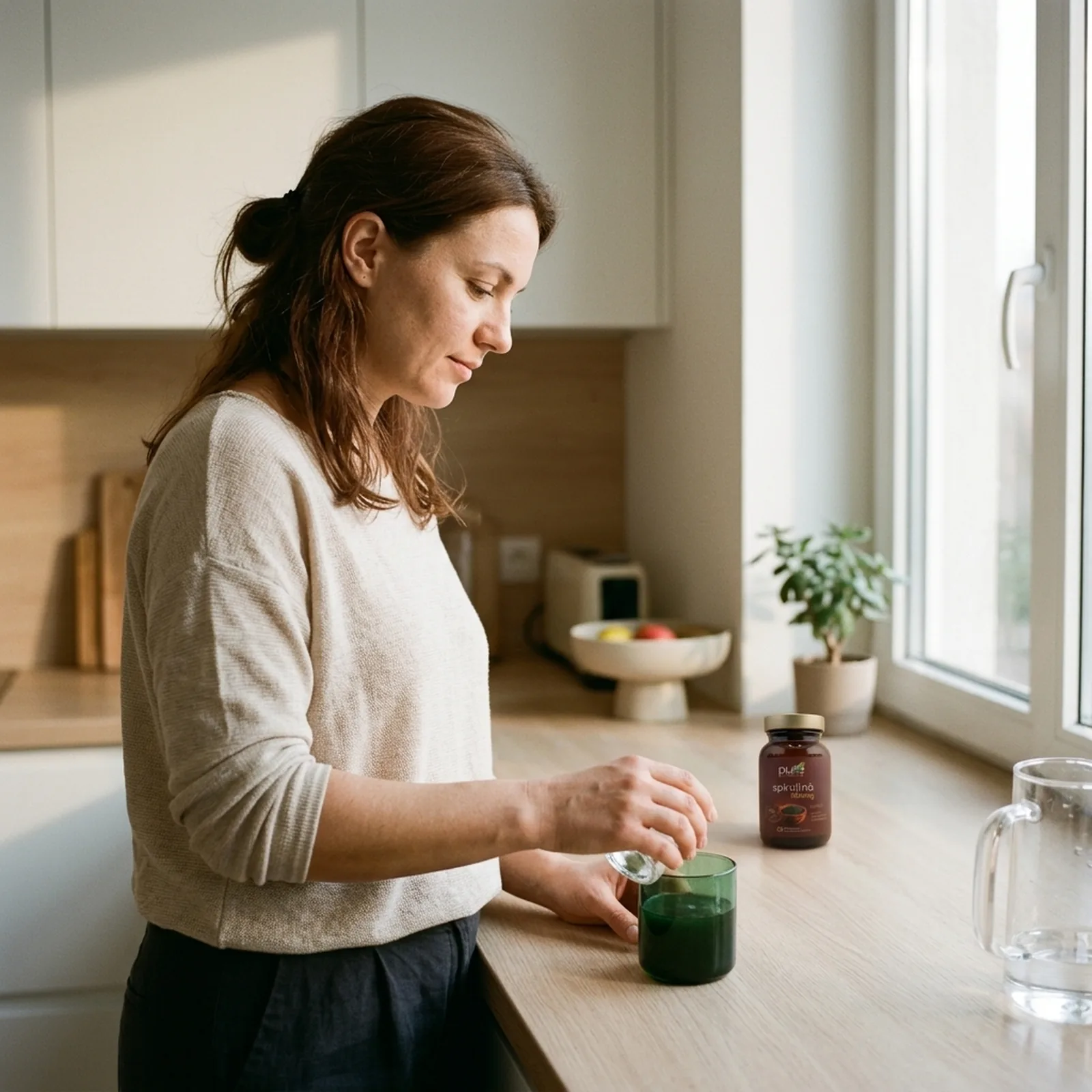 Spirulina — dimineată energizată, rutina zilnică