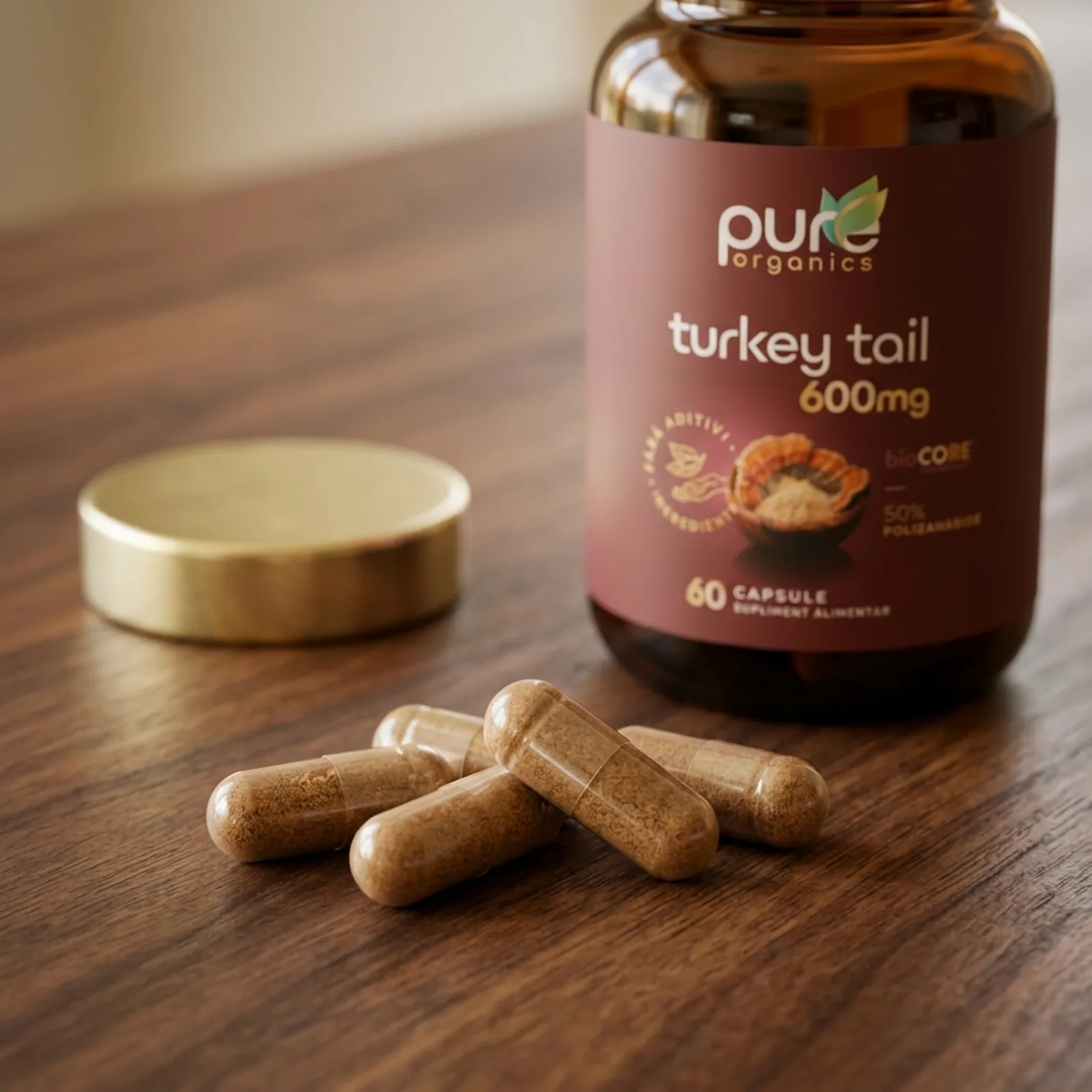 Turkey Tail BioCORE® — macro capsule pullulan