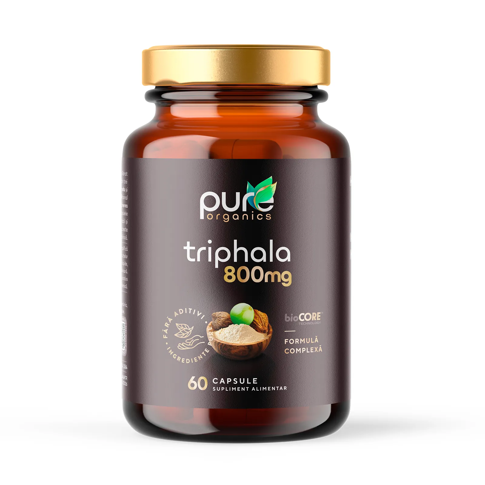 Triphala BioCORE® PureOrganics — flacon 60 capsule pullulan