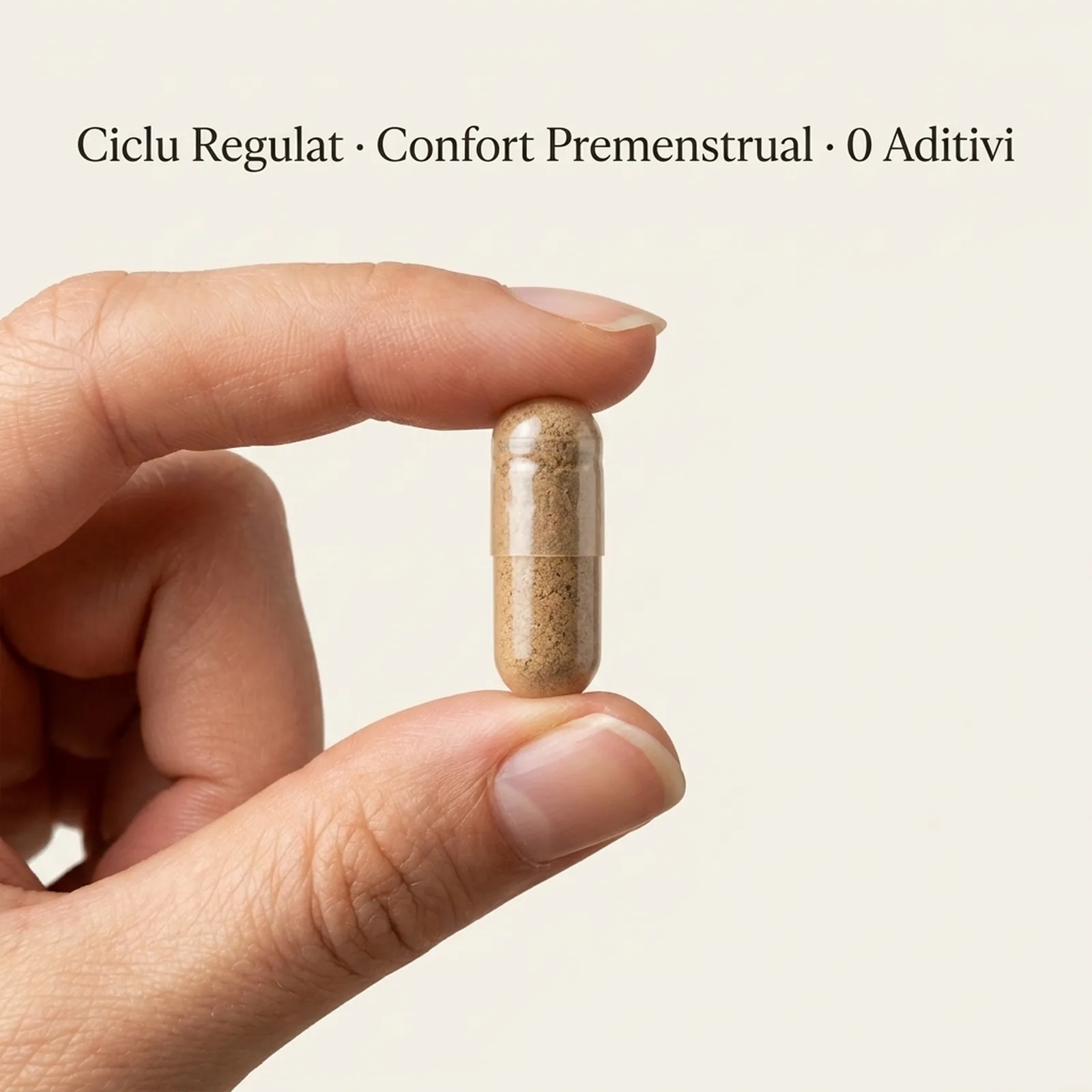 Capsulă pullulan Vitex agnus-castus — ciclu regulat, confort premenstrual, zero aditivi